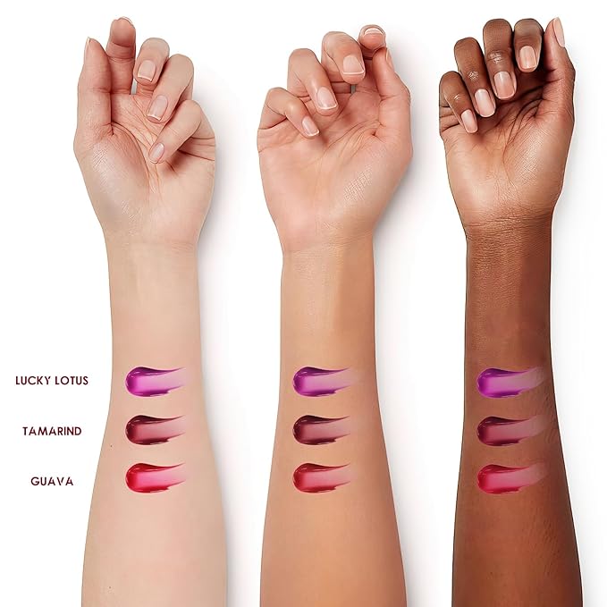 Lips Staining Lip Oil, Lips Staining Long-Lasting Waterproof Moisturizing Lip Oil, Dynamic Finish that Goes on Glossy and Leaves a Stain, Non-Sticky Lip Glow Makeup (Guava)