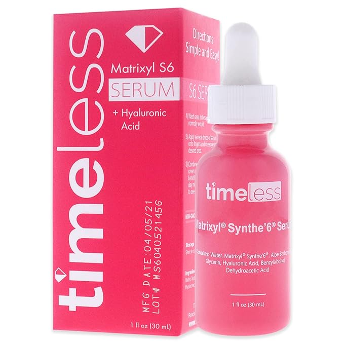 Timeless Skin Care Matrixyl Synthe’6 Serum - 1 oz (Pack of 2)