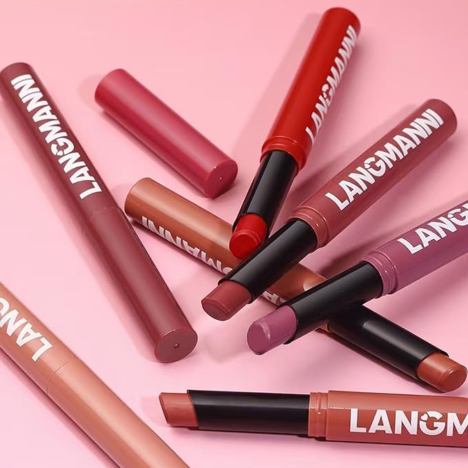 Matte Lipstick For Women Girls 24Hr Wear Waterproof Long Lasting Hypoallergenic Lipsticks - Lightweight Non-Drying, Fade-Resistant Formula 12 Trendy Colors for Daily Use Vegan & Cruelty-Free 09
