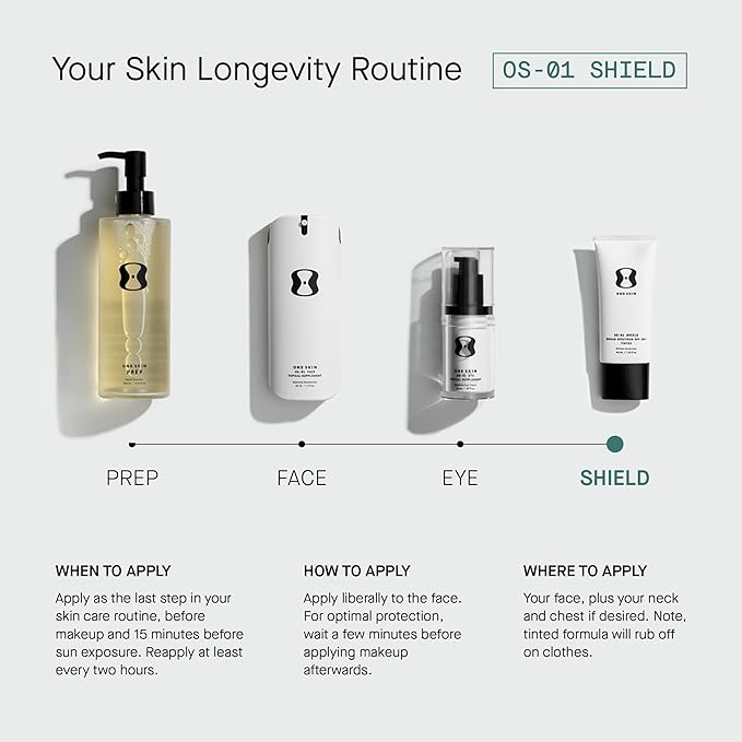 OneSkin FACE SPF OS-01 Peptide Broad Spectrum SPF 30+ Mineral Sunscreen- Scientifically Proven to Protect Skin from UV Aging, Includes Potent Antioxidants, For All Skin Types Including Sensitive Skin