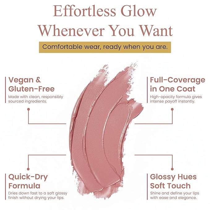 Liquid Lipstick - Lip Gloss Makeup for Women (Daddy's girl)