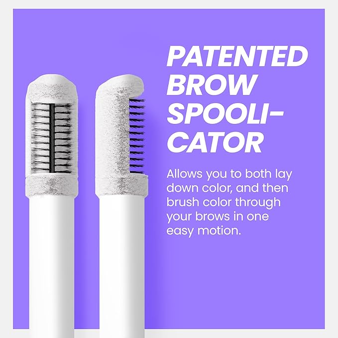 Wonderskin Brow/Do Eyebrow Gel Topper - Skinrageous All-Day Eyebrow Tint Mascara, Long-Lasting, Waterproof & Transfer-Proof Tinted Brow Gel Topper (Brunette)