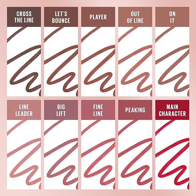 Maybelline Lifter Liner Lip Liner Pencil with Hyaluronic Acid, Out of Line, 1 Count