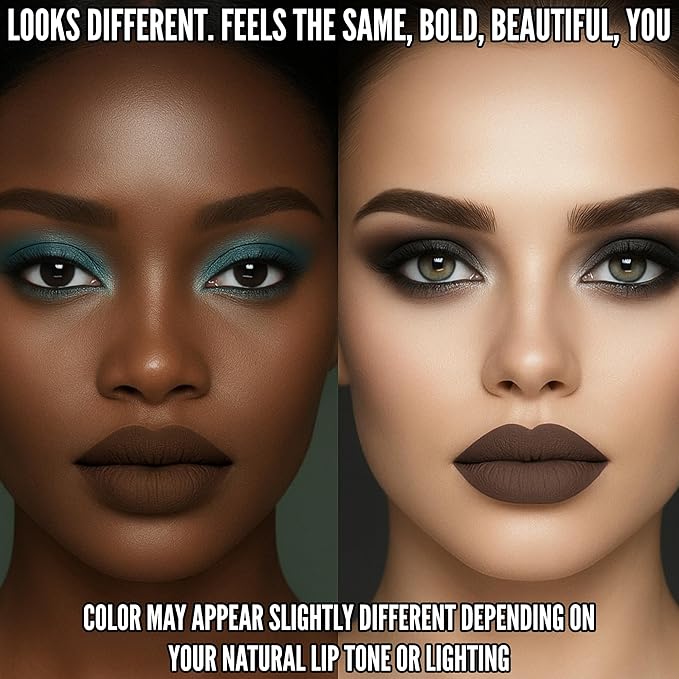 Mynena Cool Taupe Brown Matte Liquid Lipstick | Long-Lasting Comfort | Smudge-Proof Transfer-Resistant | Full Coverage Non-Drying | Vegan & Cruelty-Free | All-Day Wear Lip Color | Cyndia