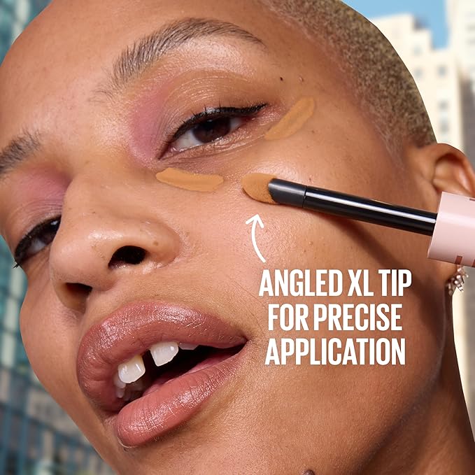 Maybelline Lifter Serum Concealer, Radiant Concealer with Full Coverage, Includes 2% Peptides + Caffeine to Hydrates & Brightens Under Eyes, 95, 1 Count