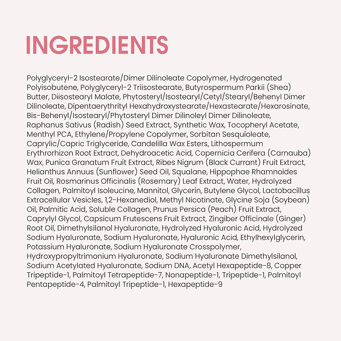 Celare Collagen Glow Plumping Lip Mask | K-Beauty | Non-sticky Overnight Lip Mask & Moisturizing balm With Collagen, Peptides, Hyaluronic Acid & Shea Butter For Dry & Flaky Lips | 6.3 g / 0.22 oz.