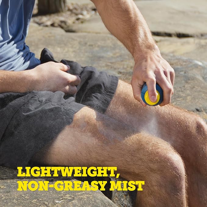 Oars + Alps Sunscreen Spray for Face & Body Spray Sunscreen Infused with Vitamin C & Antioxidants, No White Residue, Water & Sweat Resistant, All Skin Types, Lightweight, Hydrating, SPF 50, 6 Oz, 2pk