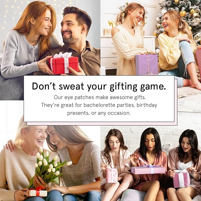 grace & stella Under Eye Patches (12 pairs) Eye Masks for Puffy Eyes and Dark Circles - Stocking Stuffers for Teen Girls, Christmas Gifts for Women, White Elephant Gifts, Birthdays, Holidays - Vegan