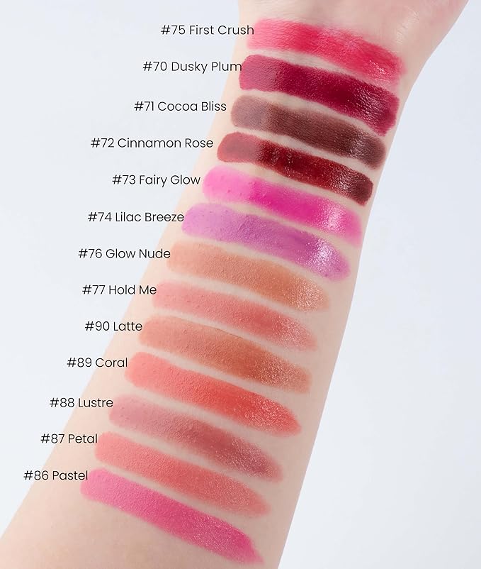 Nude Pink Moisture Lipstick – Hydrating Lip Balm for Dry, Cracked Lips, Weightless Creamy Lip Color with Vitamin E, Hydrasmooth, Glossy Juicy Finish, Long Lasting for Women (Hold me)
