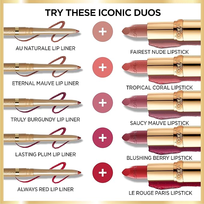 L'Oreal Paris Makeup Colour Riche Original Creamy, Hydrating Satin Lipstick, 251 Wisteria Rose, 1 Count