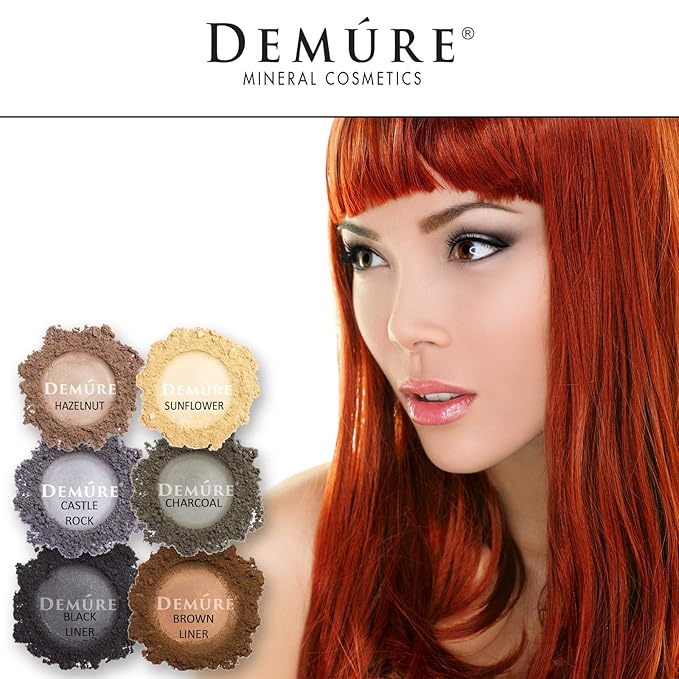 Demure Mineral Make Up Eye Shadow (Castle Rock), Matte Eyeshadow, Loose Powder, Eye Makeup, Professional Makeup