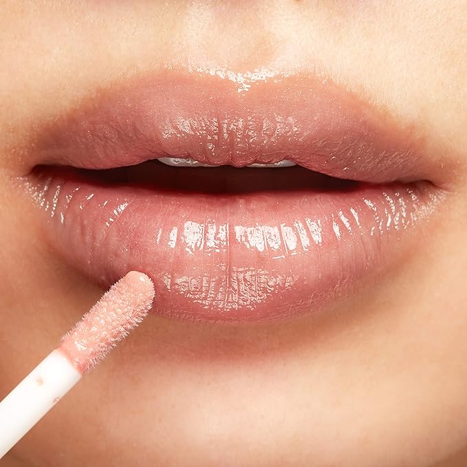100% PURE Lip Gloss (Fruit Pigmented), Naked, High Shine, Moisturizing, Natural Lip Gloss, Sheer Finish, Tinted Lip Gloss w/Cocoa Butter, Vitamin E (Warm Peachy Nude Color) - 0.14 Fl Oz