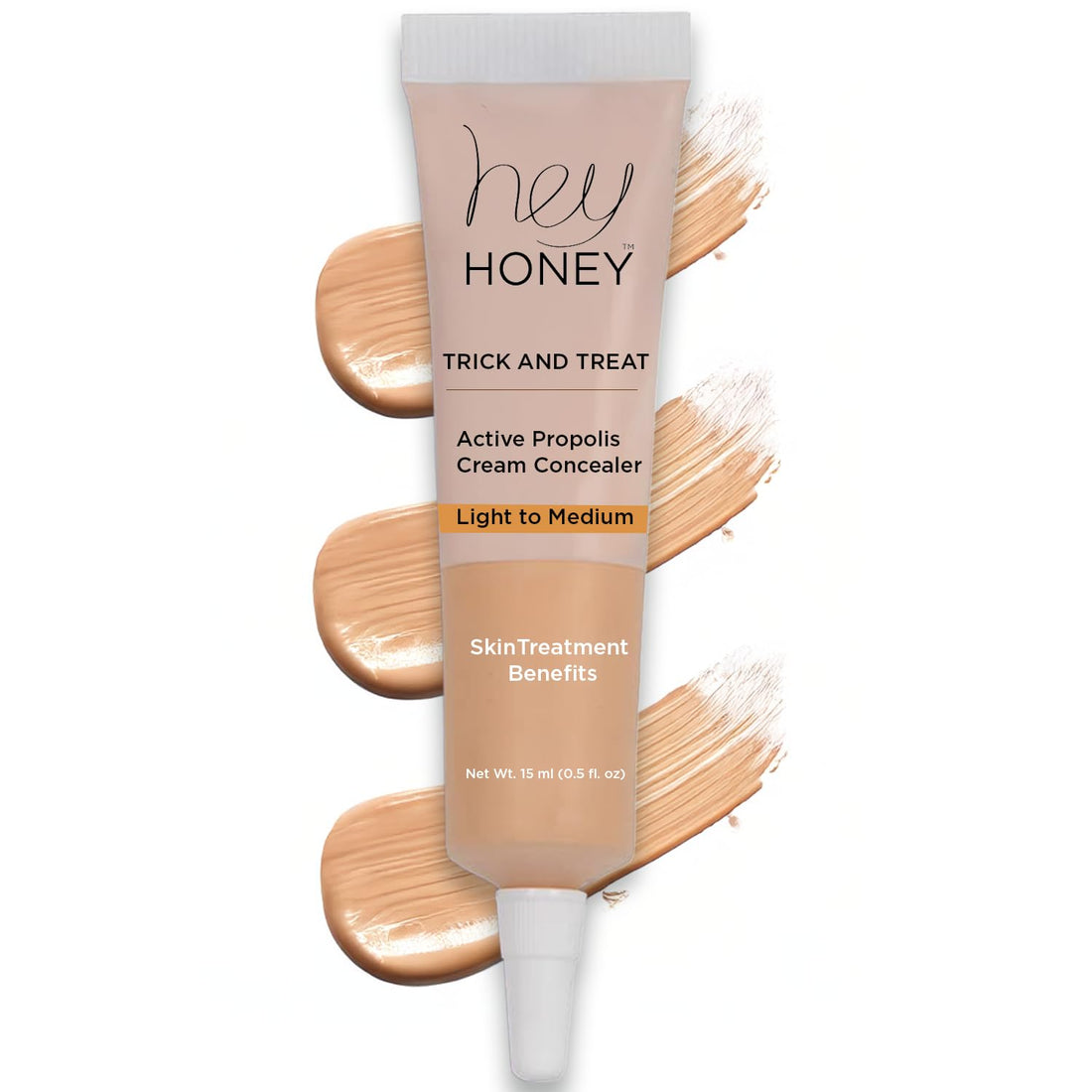 Trick & Treat Full-Coverage Concealer | Light to Medium Tone | Hey Honey Skincare