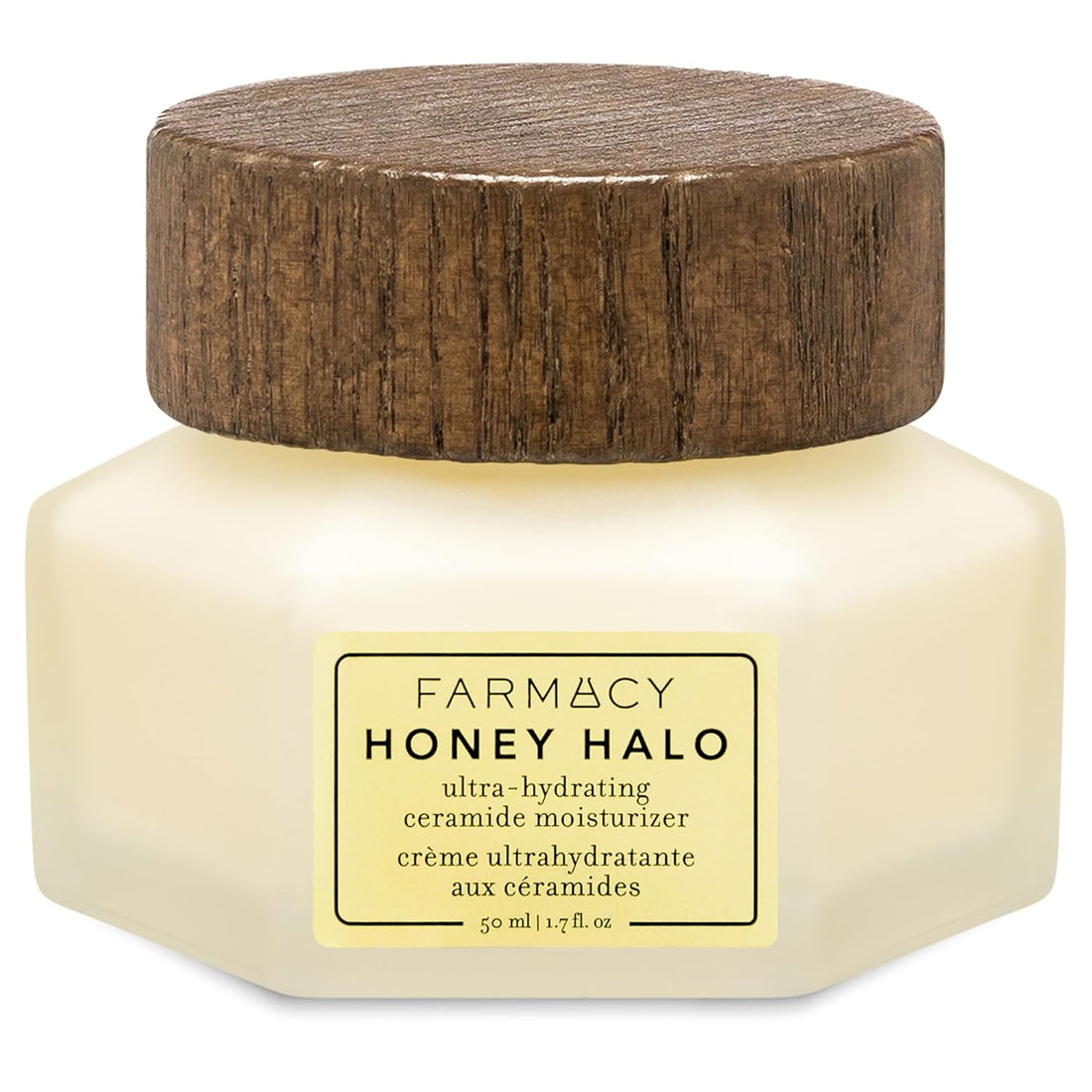 Farmacy Honey Halo Ceramide Moisturizer – Hydrating Face Cream for Dry Skin with Buckwheat Honey & Ceramides