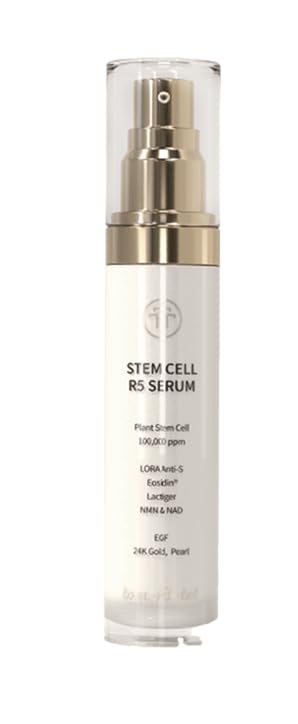 tom-tit-tot Stem Cell R5 Serum - Anti-Wrinkle Serum, 10,000ppm Human Stem Cell, Eosidin and Adenosine, Korean Premium Skin Care (50ml/1.69 fl oz)