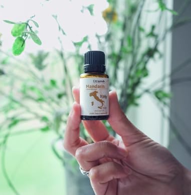 Pure Mandarin Essential Oils - Direct from Citrusmade Italy for Diffusers, Aromatherapy, Home Fragrance & Bath - Natural Aceite de Mandarina for Massage (22lbs)