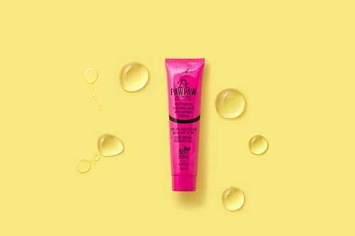 Dr.PAWPAW Hot Pink, Multi-Purpose Natural No Fragrance Balm for Hydrating Lips, Skin, Hair, Cuticles, Nails & Beauty Finishing (25 ml)