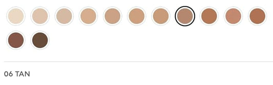 Radiant Professional Natural Fix All Day Matte Cream Foundation Makeup – Long Wear, Full Coverage Matte Foundation with SPF 15 – Oil Free Lightweight Formula for All Skin Types – 1.01oz (06 Tan)