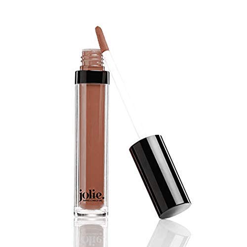 Jolie Liquid Lipstick - Luxurious, Creamy Lipstick W/Wand Applicator (Sepia Spice)