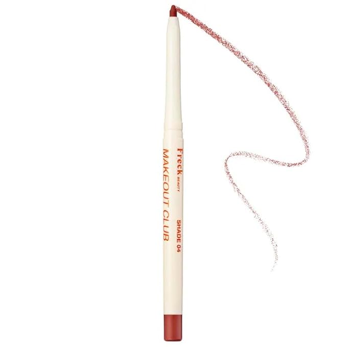 Freck Beauty MAKEOUT CLUB Lip Liner – Creamy Precision Formula, Long-Wearing, Smooth Application, Naturally Defined Finish, Designed to Pair with Soft Blur Lipstick | SHADE 04 (Rosey Cinnamon)