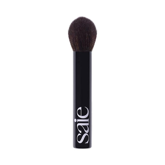 Saie The Fluffy Brush - Soft, Multi-Use Pressed + Loose Powder Brush - Fluffy Makeup Brush with Tapered Tip for Precise Application - Vegan, Cruelty-Free (1 Count)