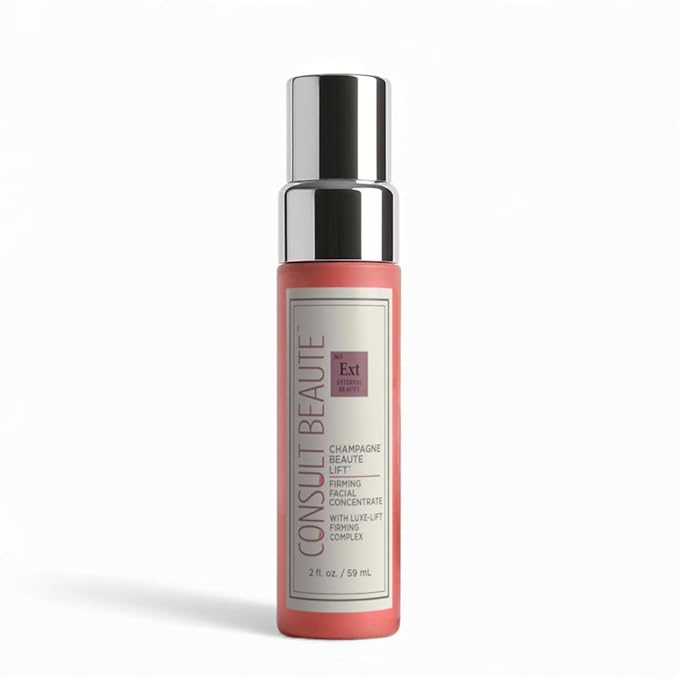 Consult Beaute - Champagne Lift Firming Serum Concentrate for Face - Anti-Aging - Accumulative Support for Sagging Skin - Hydrate & Reduce Fine Lines and Wrinkles - Daily Skin Treatment - 2 Fl Oz