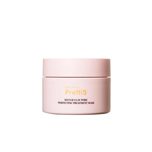Botanic Pretti5 Mt. Fuji Clay Pore Perfecting Treatment Mask for Pore Purification & Skin Nourishment