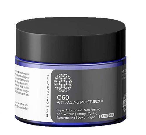 C60 Complete Skin Care Solution - Anti Aging Moisturizer, Mask, Eye Cream and Serum with Carbon 60 Superantioxidant - Brightening for Dark Spots, Even Skin Tone, Eye Area, Fine Lines & Wrinkles
