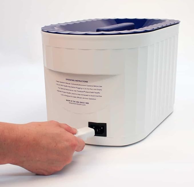 Therabath Professional Thermotherapy TB6 Paraffin Wax Bath - Helps Relieve Arthritis & Muscle Stiffness - Heat Therapy for Hands, Feet, Face & Body - Made in USA - 6 lb. Vanilla Cupcake