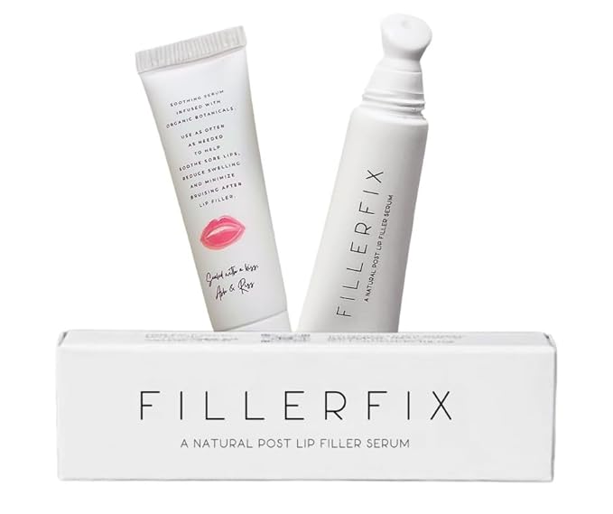 Organic Lip Filler Aftercare Serum with Cooling Ceramic Tip – Arnica & Calendula for Relief After Lip Filler