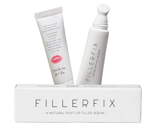 Organic Lip Filler Aftercare Serum with Cooling Ceramic Tip – Arnica & Calendula for Relief After Lip Filler