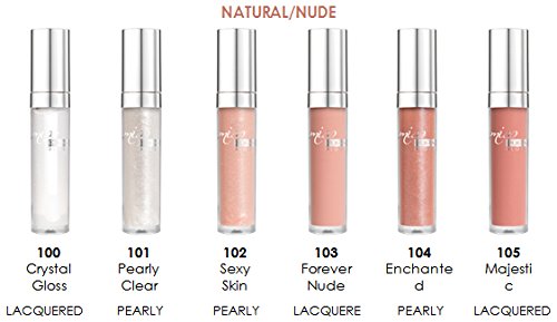 PUPA Milano Miss PUPA Milano Gloss Ultra-Shine Lip Gloss Instant Volume Effect - Extreme Shine Gloss - Moisturizing And Volume Enhancing Effect - Non-Sticky, Creamy Texture - Crystal Glass - 0.17 Oz