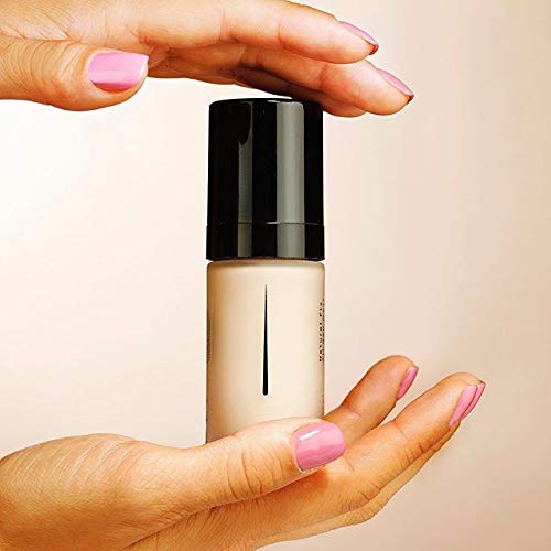 Radiant Professional Natural Fix All Day Matte Cream Foundation Makeup – Long Wear, Full Coverage Matte Foundation w SPF 15 – Oil Free Lightweight Formula for All Skin Types, 1.01oz (04 Peachy Beige)