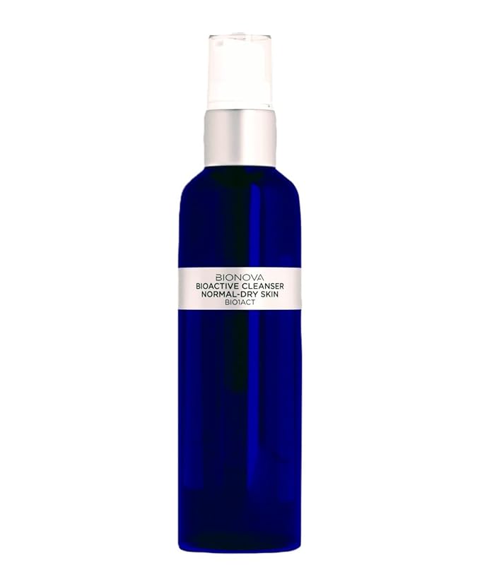 BIONOVA Bioactive Cleanser Normal to Dry Skin - Facial Cleanser Provides a Gentle Deep Clean, Oil-Free, Sulfate-Free, Ultra-Hydrating and Moisturizing Treatment (4.5 fl oz)