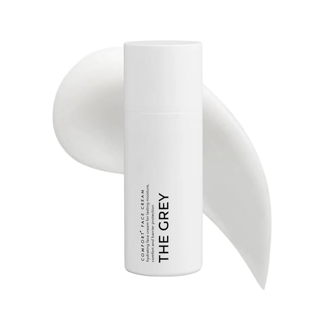The Grey Comfort+ Face Cream For Men | Anti Aging Cream With Niacinamide, Squalene, Hyaluronate Hydrates, Moisturizes, Firms, Soothes For Dry, Sensitive Skin Wrinkle | Restorative Deep Hydration 1.7oz