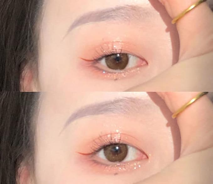 Kayswang 9 colors glitter eyeshadow palette makeup palette matte high pigment color cream texture natural eye shadow powder eye shadow palette in autumn and winter long lasting and waterproof (gold)
