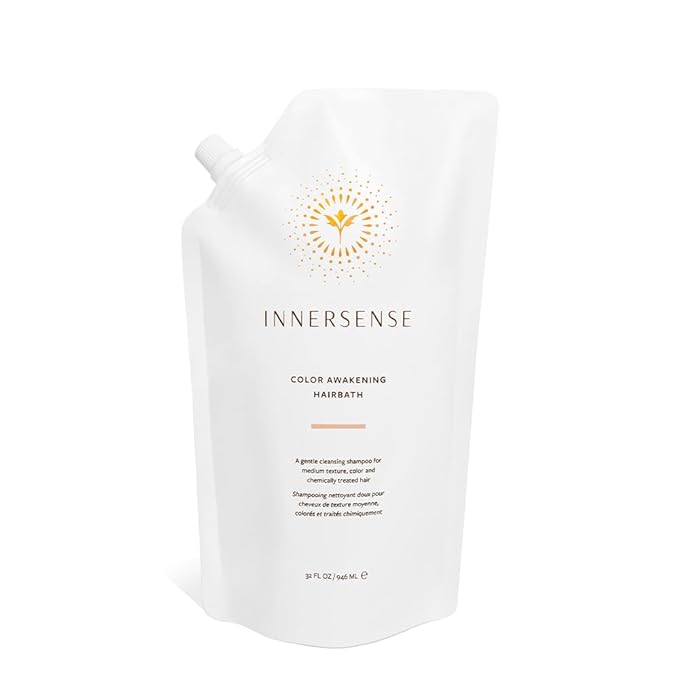 INNERSENSE Organic Beauty - Natural Color Awakening Hairbath Shampoo | Non-Toxic, Cruelty-Free, Clean Haircare (32oz Refill Pouch)