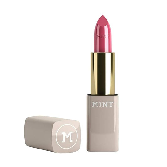 MINT Lipstick in NUDE ROSÉ - Optical Teeth Whitening Lipstick with Blue Pigments - Immediate Bright Smile Effect - Fuller Lips Effect with Hyaluronic Acid and Oléoactif Complex - By Dr. Mintcheva