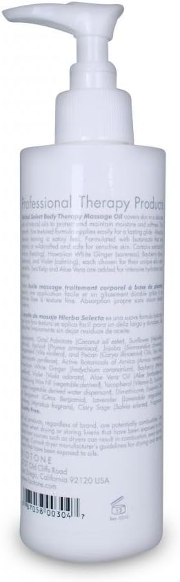 Biotone Herbal Select Massage Products Body Therapy Oil, 8 Ounce