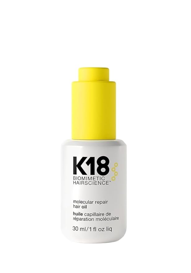 K18 Molecular Repair Hair Oil, Weightless Oil for Stronger, Healthier Hair, Suitable For All Hair Types, 1 Fl Oz