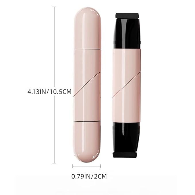 Foldable Winged Eyeliner Stamp Pen Easy Makeup Eye Liner Pen Naturally, It Is Not Easy To Get Dizzy, Fast Drying And Durable Color Development Double Head Eyeliner Seal (BROWN)