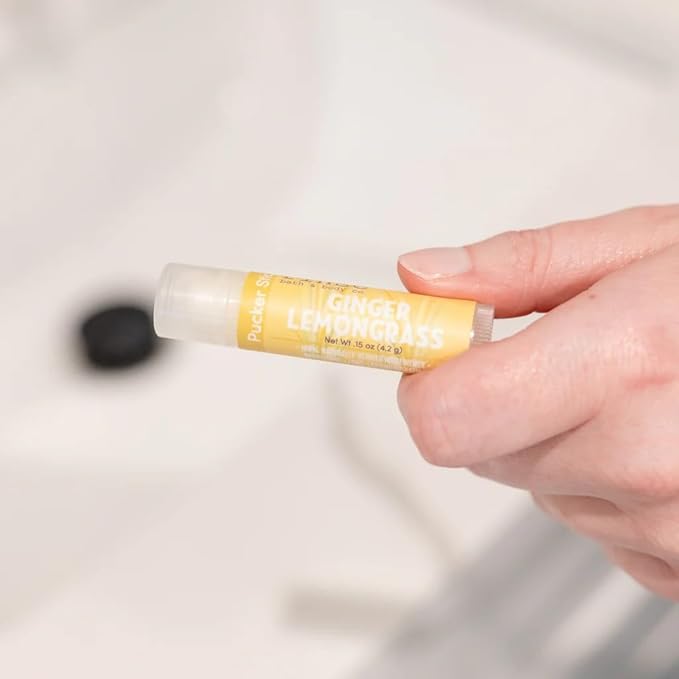 Ginger Lemongrass Pucker Stick (Lip Balm)