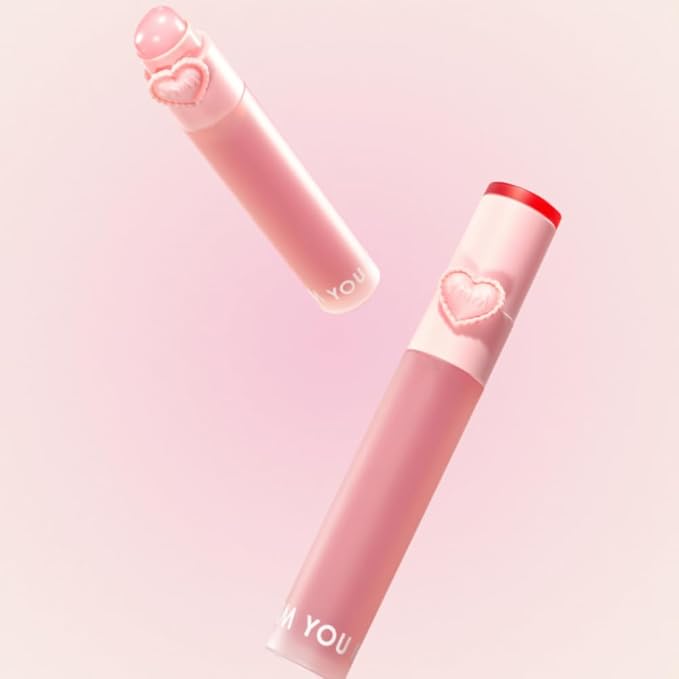 YNM Matte Veil Tint, Soft-Blur Finish, Silicone Lip Brush, K-Beauty, Matte, Moisturizing, Smudge-Proof, Long-Lasting Korean Lip Tint, 0.09 oz (Rose Veil)