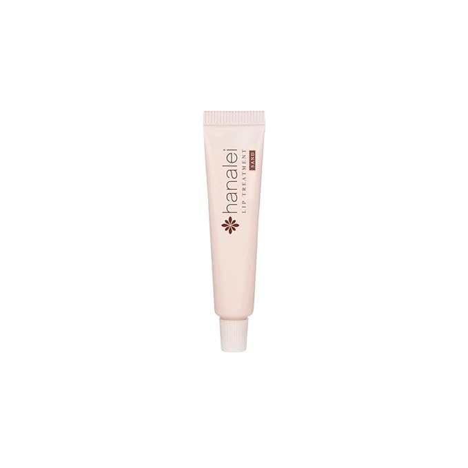 Hanalei Lip Treatment for Dry, Chapped Lips – Intensive Overnight Moisturizer with Kukui Oil, Shea Butter & Grapeseed Oil – Hydrating Balm for Healing Cracks – Natural Nude Tint, 15g – Cruelty-Free