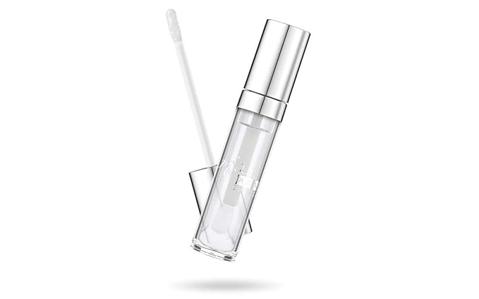 PUPA Milano Miss PUPA Milano Gloss Ultra-Shine Lip Gloss Instant Volume Effect - Extreme Shine Gloss - Moisturizing And Volume Enhancing Effect - Non-Sticky, Creamy Texture - Crystal Glass - 0.17 Oz