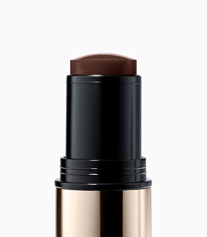MAKE Beauty Heat Stroke Cream Blush Stick for Cheeks with Natural Hydrating Dewy Finish. Creamy Gel Blush Balm - Shade Baked, Deep Chocolate Brown Cheek Tint