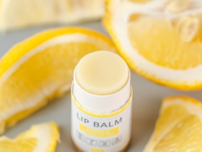 J&L Naturals Sustainable Lip Balm | Organic Ingredients, 100% Natural, Eco-Friendly | Cruelty Free, Vegan, Paraben Free, Silicone Free (Lemon & Ylang Ylang, Single)