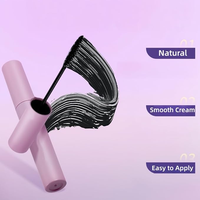 Waterproof Mascara, Volume, Length, No Smudge and No Clumping, Long-Lasting, Lengthening, Black