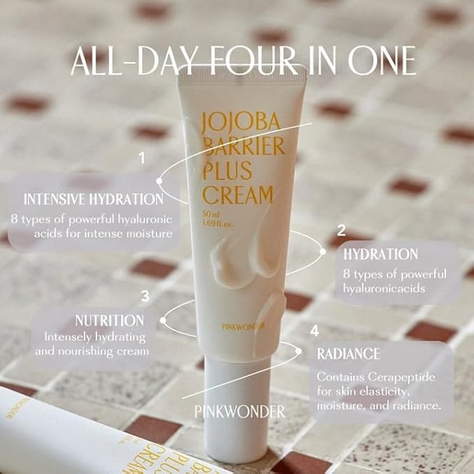 PINKWONDER Beginner Edition Skincare Set | USDA Organic Jojoba Oil | Hydrating & Soothing Routine | Travel Essentials for Women | Korean Skincare Gift