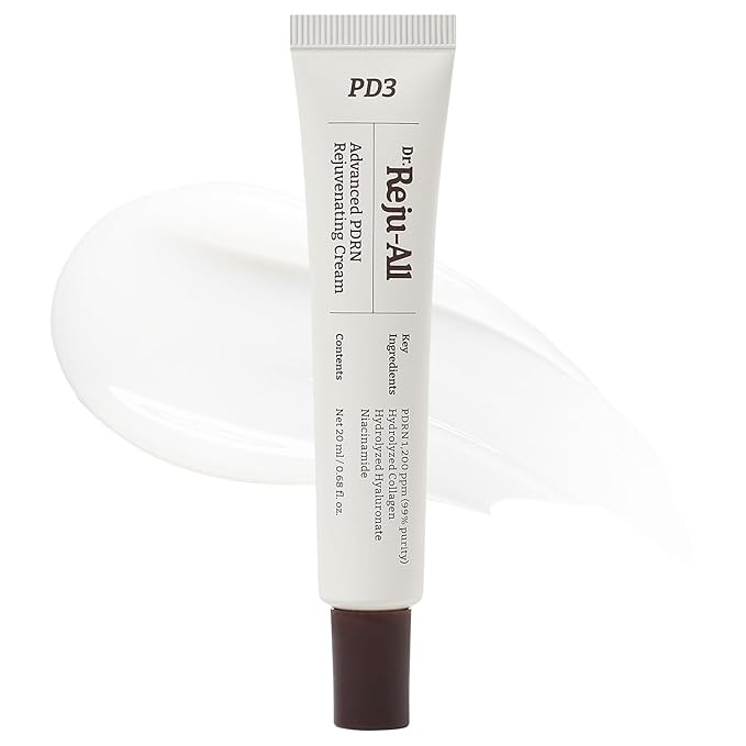 Dr. Reju-All Advanced PDRN Rejuvenating Cream – 99% Pure Salmon DNA PDRN Face Moisturizer – Optimal 1200ppm Concentration for Visible Results – Korean Anti-Aging Skin Care Face Cream - 0.7 Fl Oz